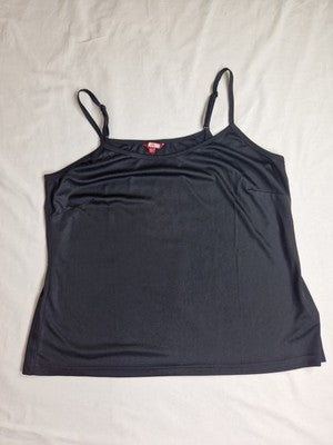 Joe Browns Womens Black Sleeveless Blouse V-Neck UK 22 Polyester