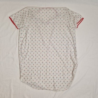 Womens Camisole Top White Floral Lace UK 16-18 Bust 38-40 Polyester