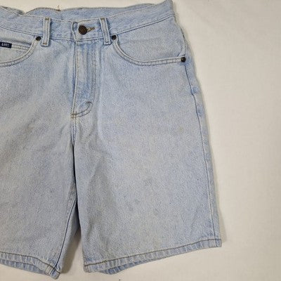 Lee Mens Blue Denim Jean Shorts W32 Cotton Preloved