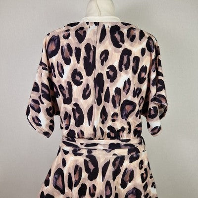 Quiz Womens Leopard Print Top UK 12