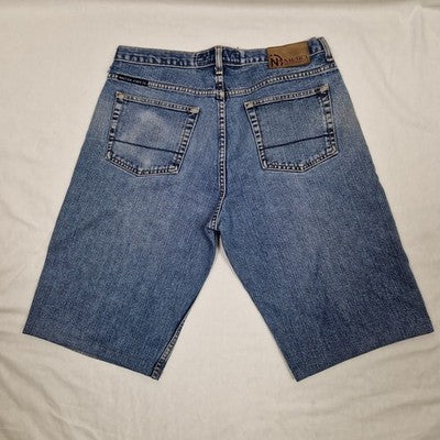 Nautica Mens Blue Bermuda Shorts W36 Cotton Preloved