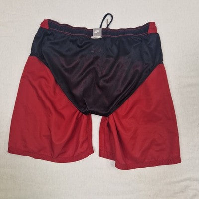 Nike Mens Red Swim Shorts Size L Microfibre Preloved