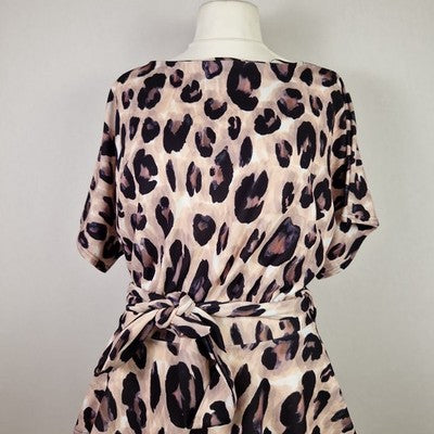 Quiz Womens Leopard Print Top UK 12