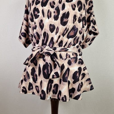 Quiz Womens Leopard Print Top UK 12