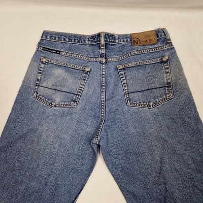 Nautica Mens Blue Bermuda Shorts W36 Cotton Preloved
