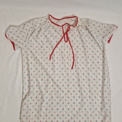 Womens Camisole Top White Floral Lace UK 16-18 Bust 38-40 Polyester