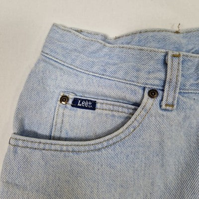 Lee Mens Blue Denim Jean Shorts W32 Cotton Preloved