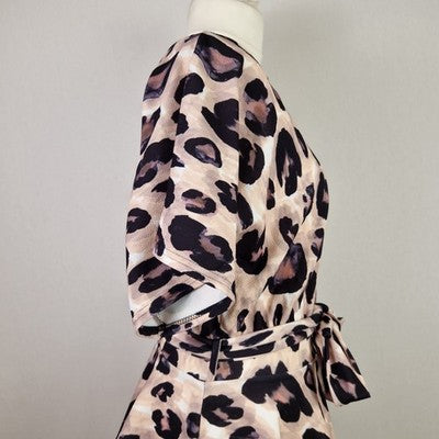 Quiz Womens Leopard Print Top UK 12