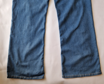 Papaya Womens Blue Denim Wide Leg Jeans Size 16 Preloved