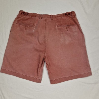 Gurteen Pink Chino Shorts Men's W38 Cotton Mid Rise Preloved