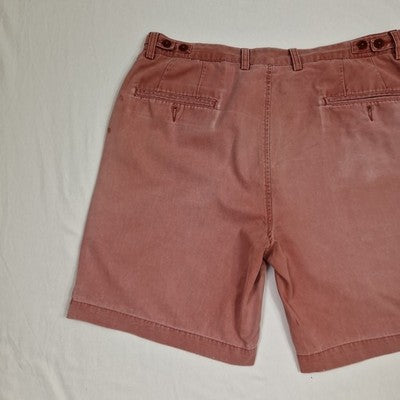 Gurteen Pink Chino Shorts Men's W38 Cotton Mid Rise Preloved