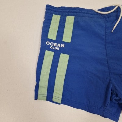 Ocean Club Blue Men's Swim Shorts Drawstring Preloved