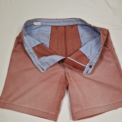 Gurteen Pink Chino Shorts Men's W38 Cotton Mid Rise Preloved