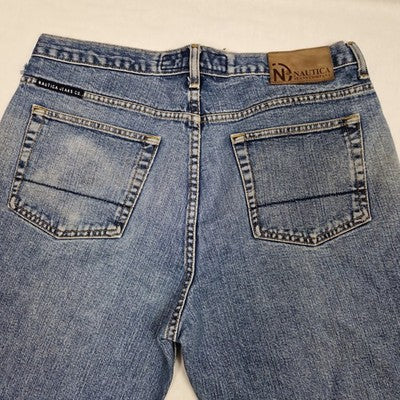 Nautica Mens Blue Bermuda Shorts W36 Cotton Preloved