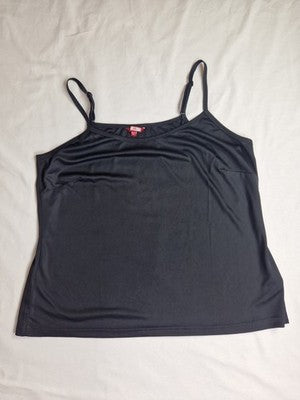 Joe Browns Womens Black Sleeveless Blouse V-Neck UK 22 Polyester