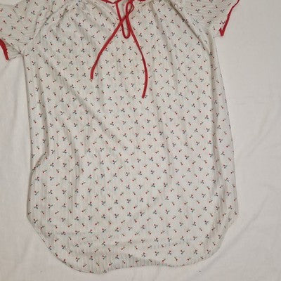 Womens Camisole Top White Floral Lace UK 16-18 Bust 38-40 Polyester