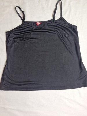 Joe Browns Womens Black Sleeveless Blouse V-Neck UK 22 Polyester