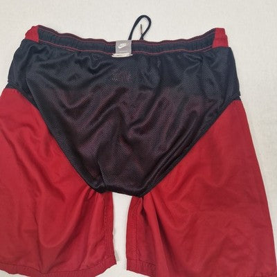 Nike Mens Red Swim Shorts Size L Microfibre Preloved