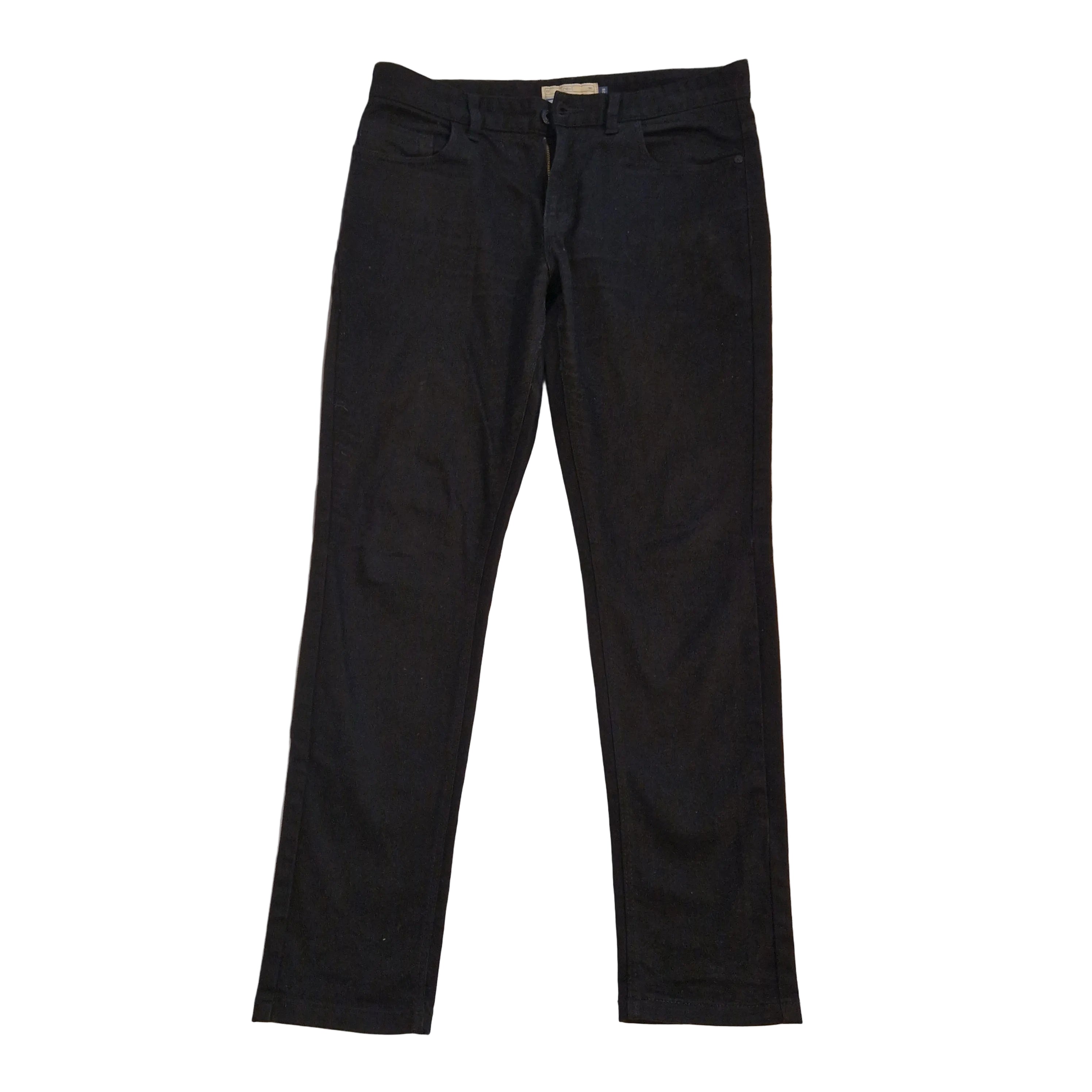 NEXT Men's Skinny Fit Jeans Stretch Denim Black UK W32 L29
