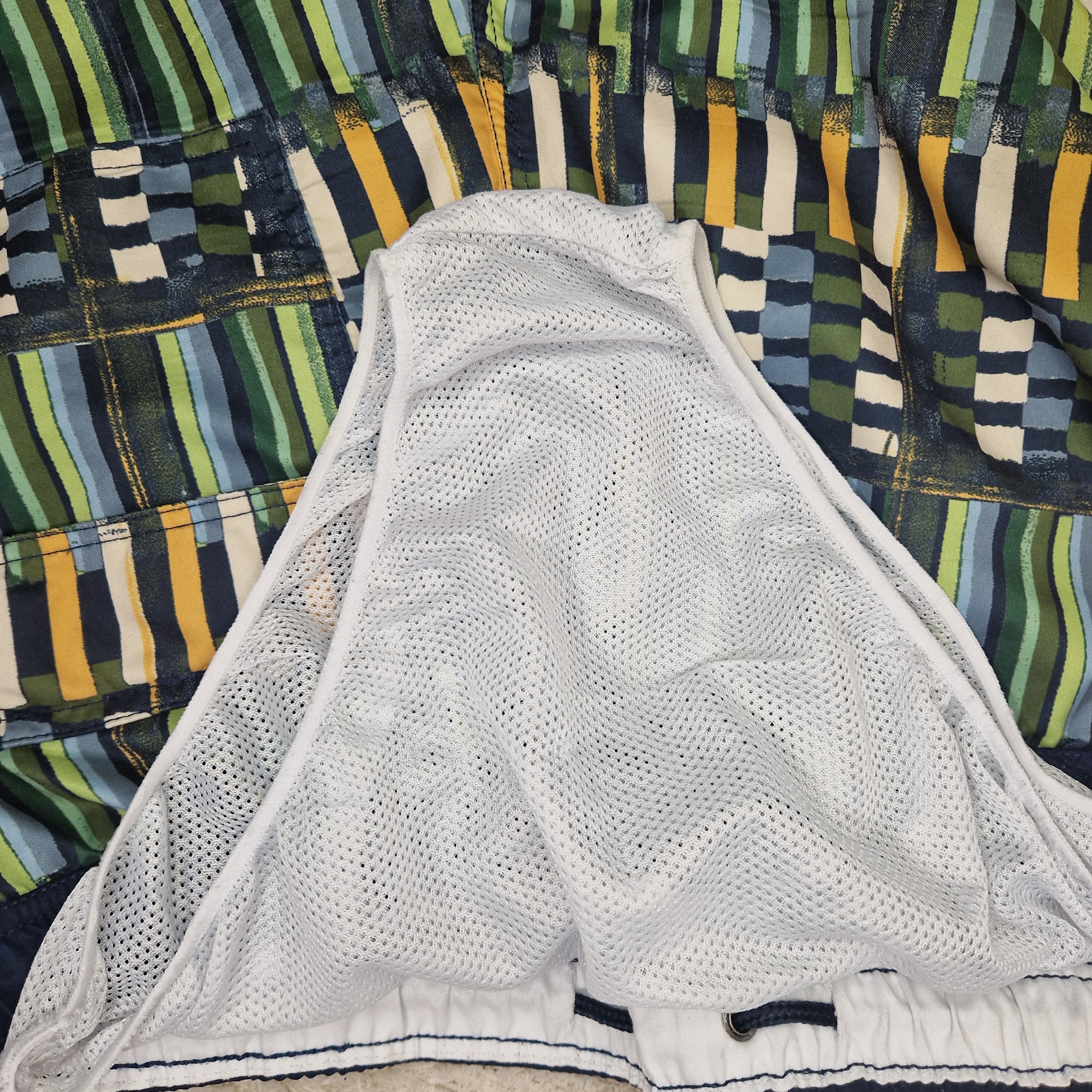 Native Youth Swim Shorts Blue Waist 36 Length 4.5in Polyester UK 36