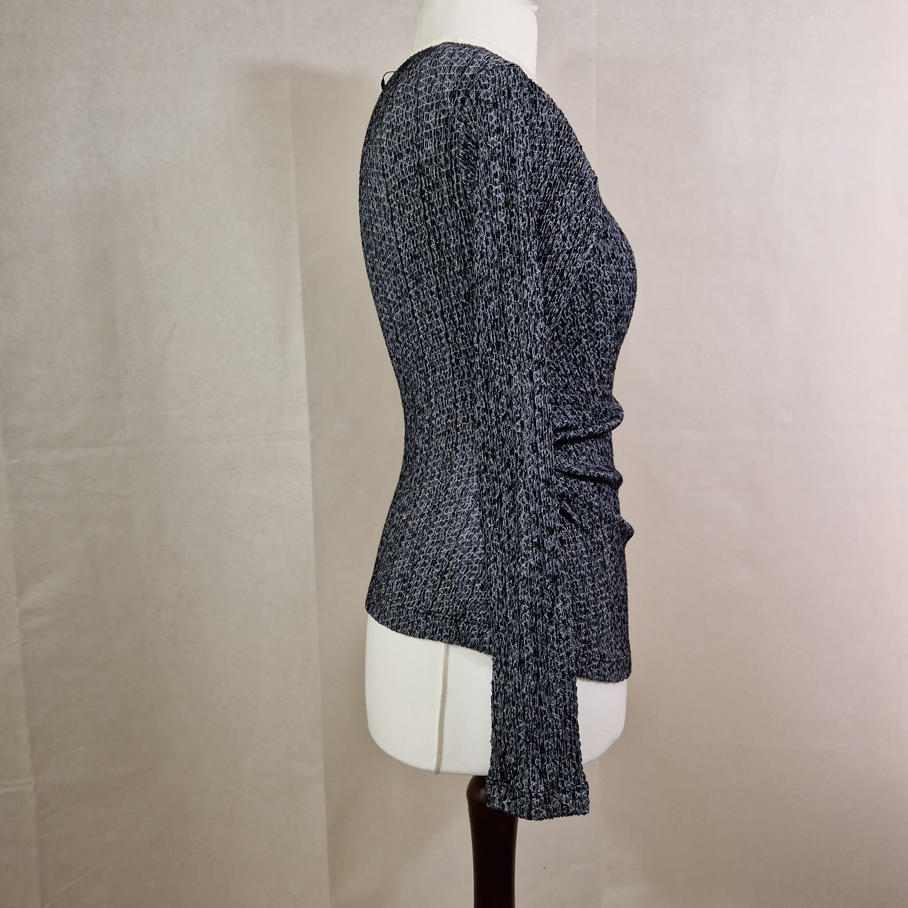 Zara Womens Grey Knit Stretch Pullover Top UK S Preloved