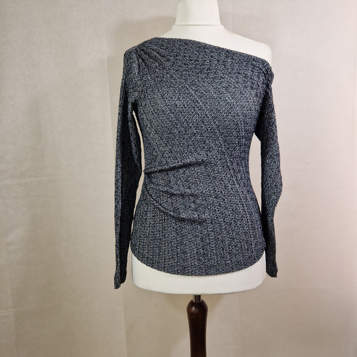 Zara Womens Grey Knit Pullover Jumper UK S — Preloved