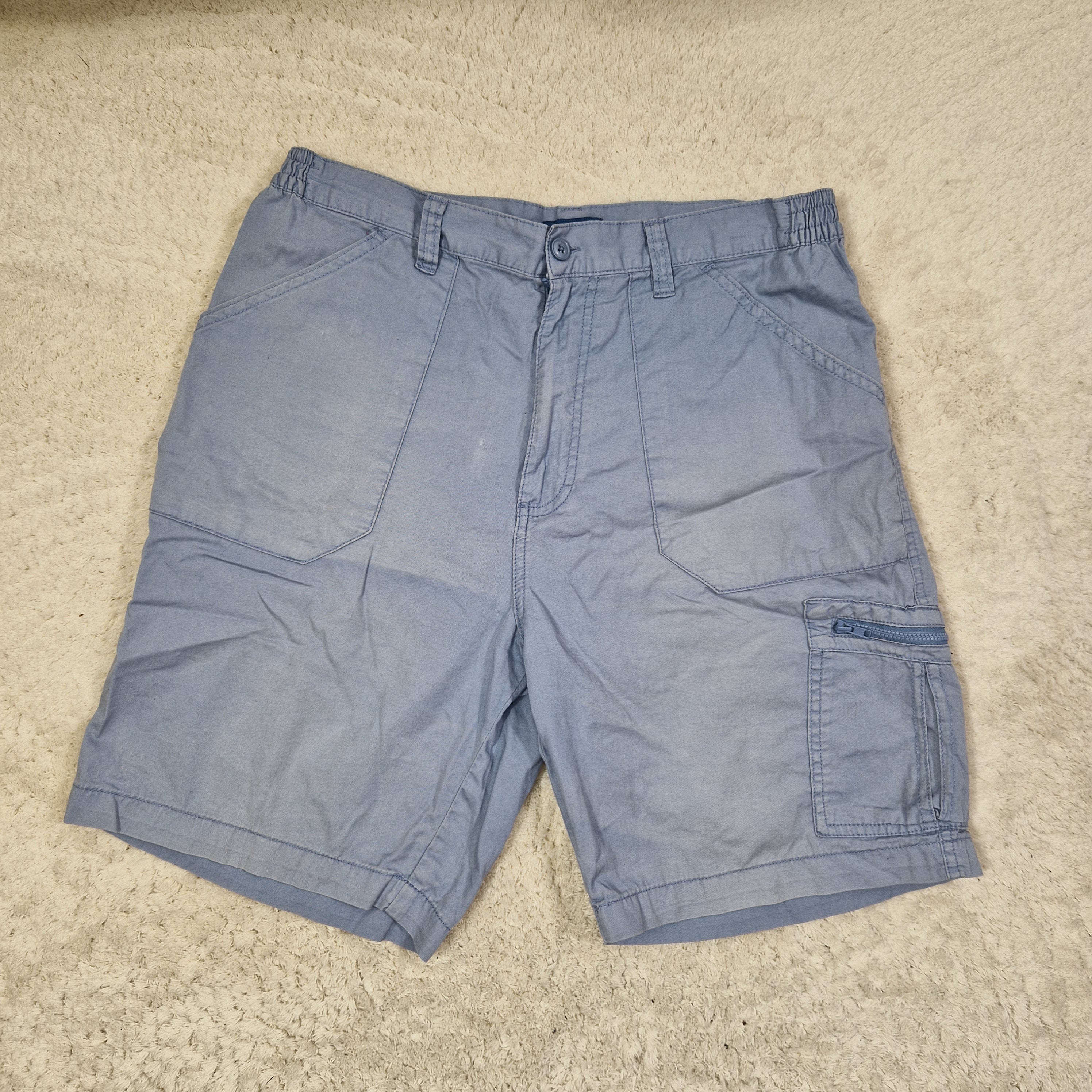 cotton traders mens blue shorts 100 percent cotton uk  34
