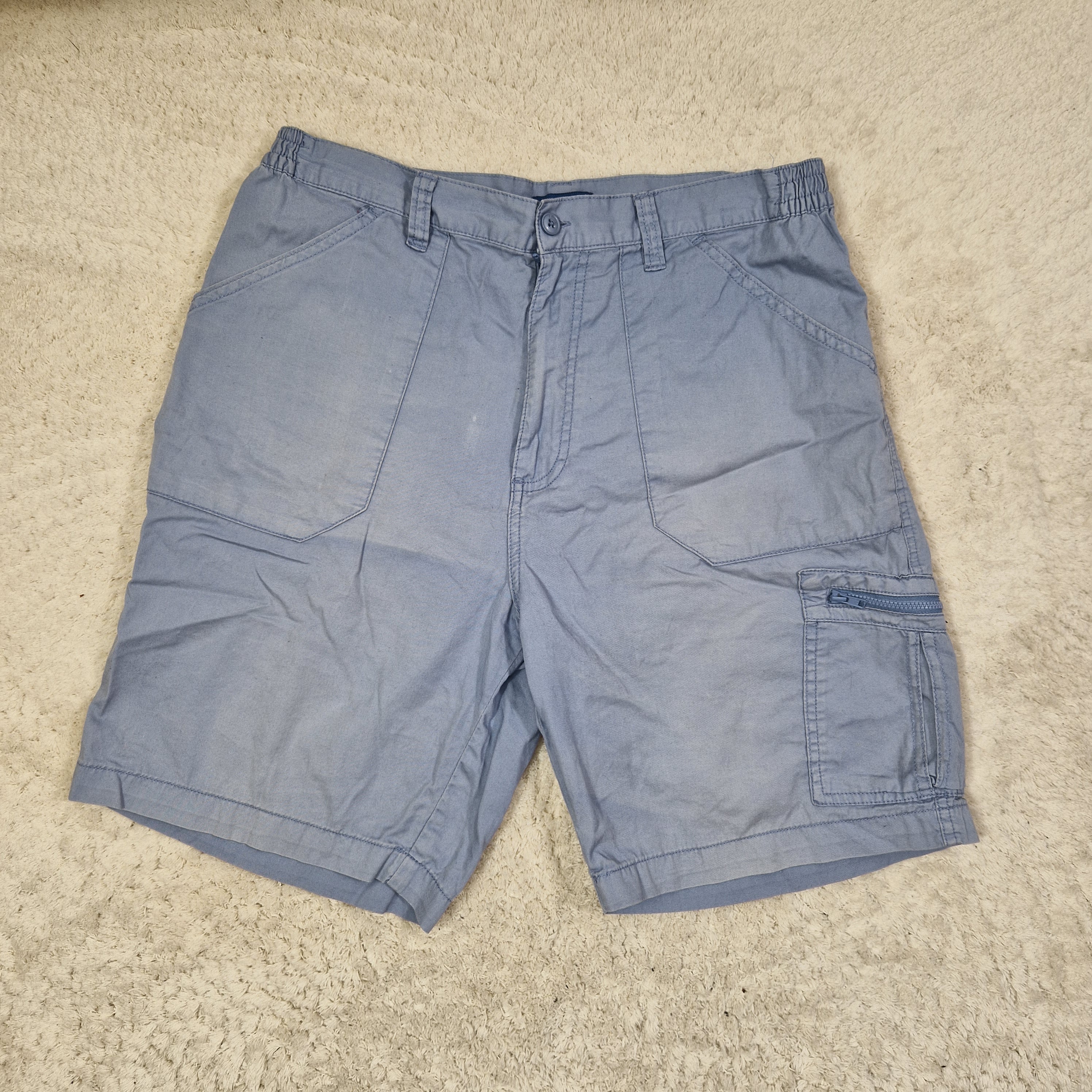 cotton traders mens blue shorts 100 percent cotton uk  34