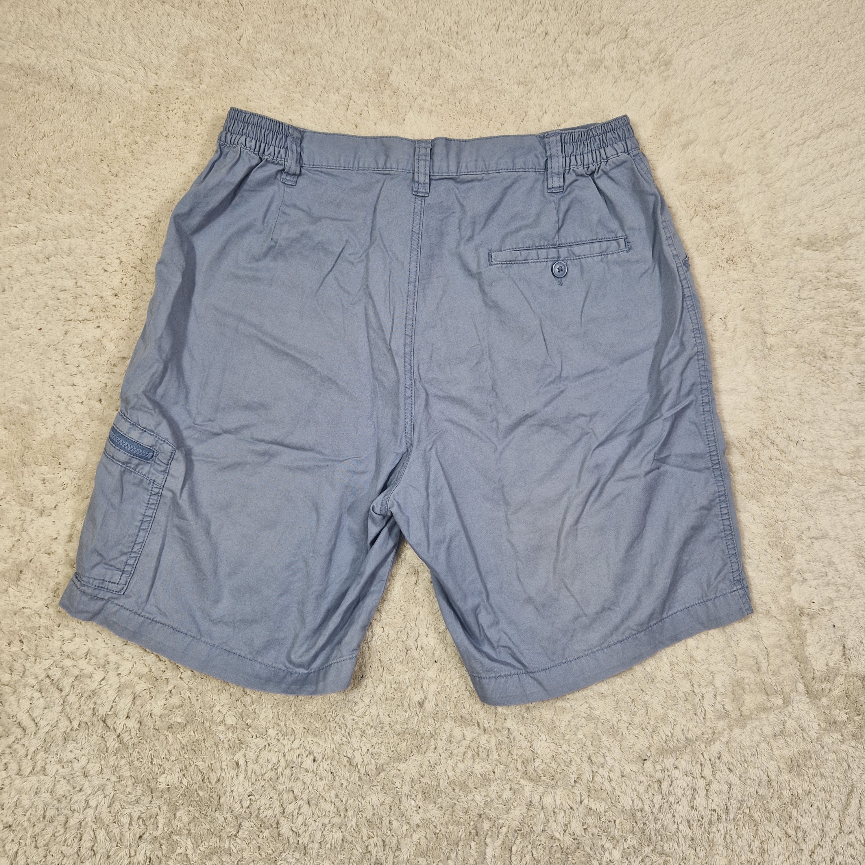 cotton traders mens blue shorts 100 percent cotton uk  34