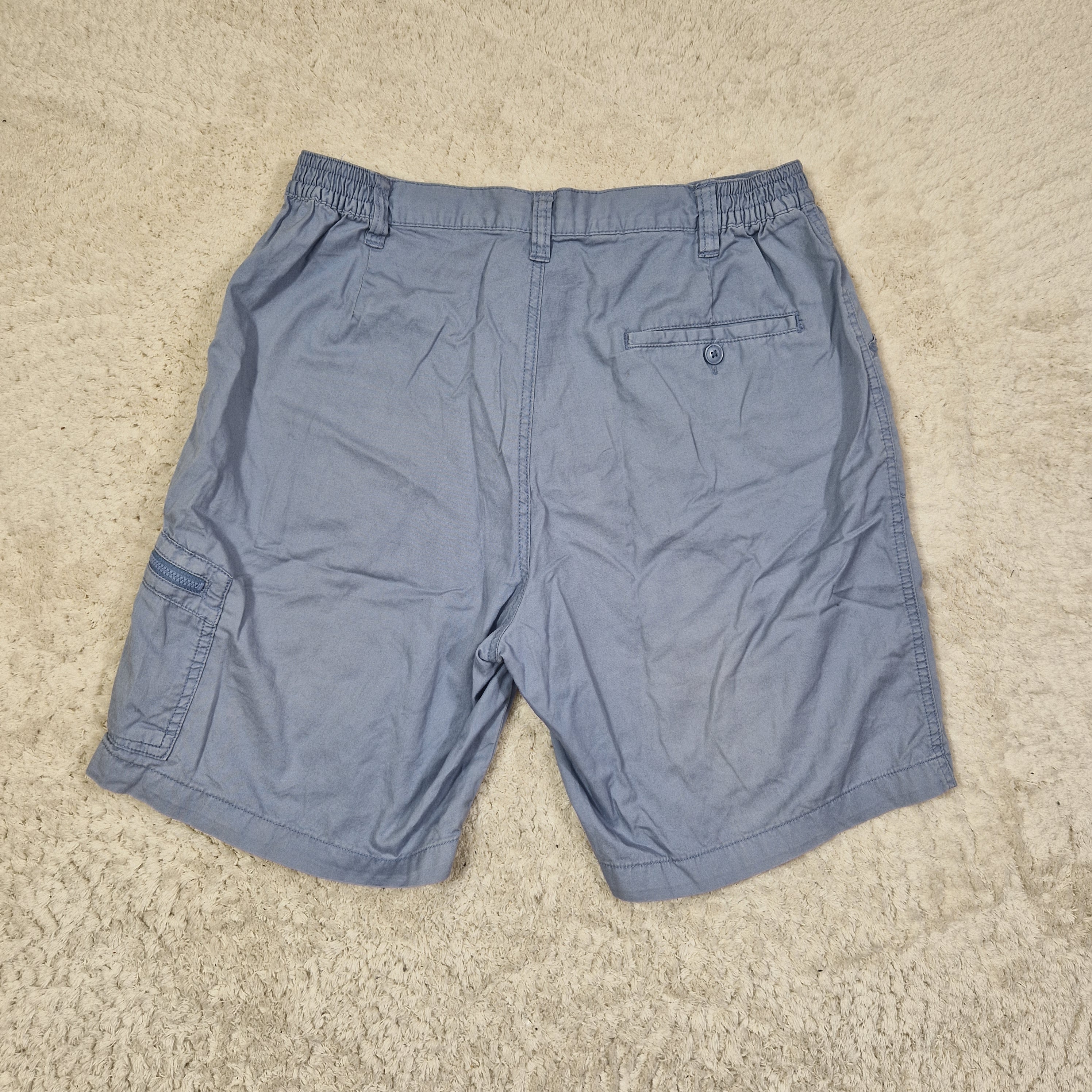 cotton traders mens blue shorts 100 percent cotton uk  34