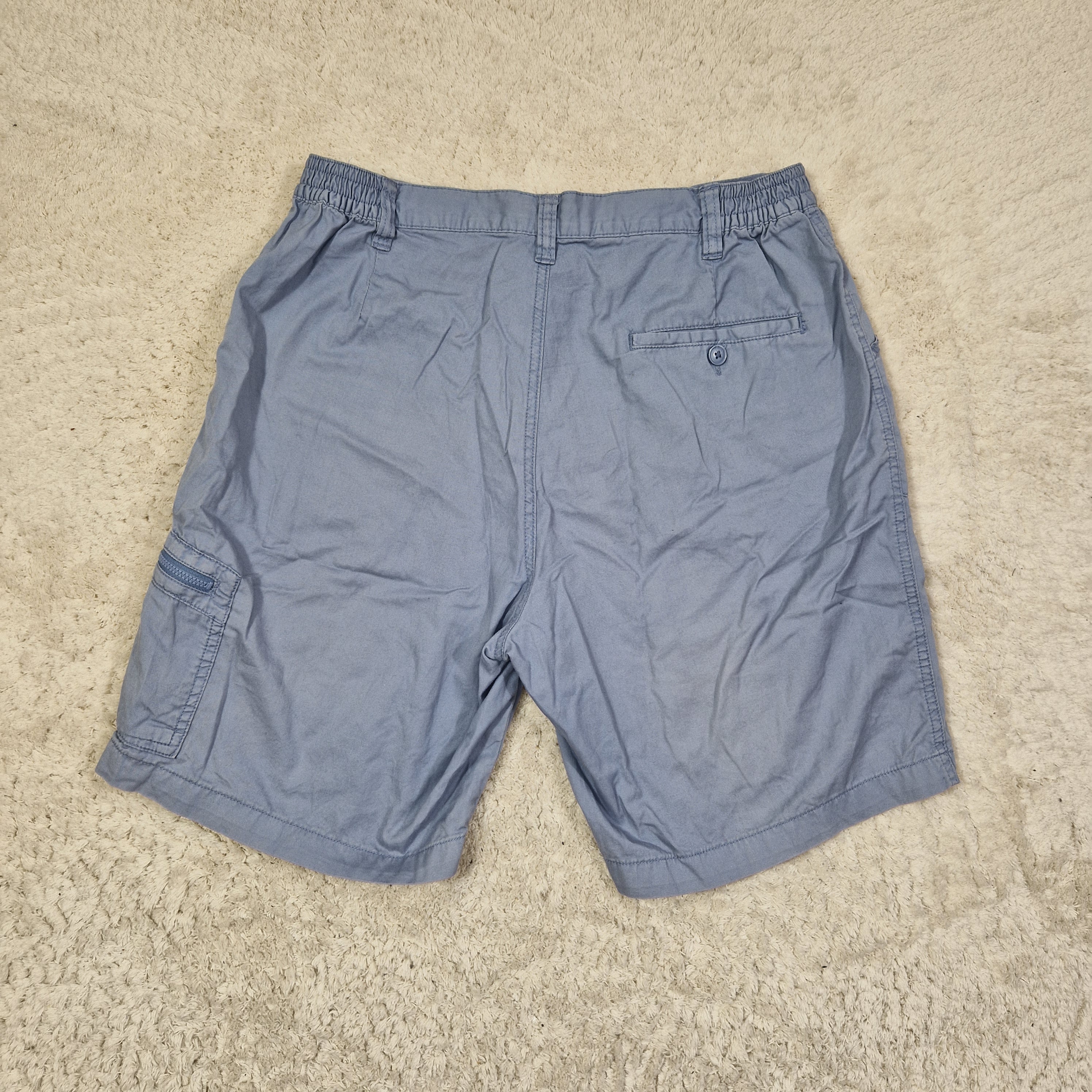 cotton traders mens blue shorts 100 percent cotton uk  34