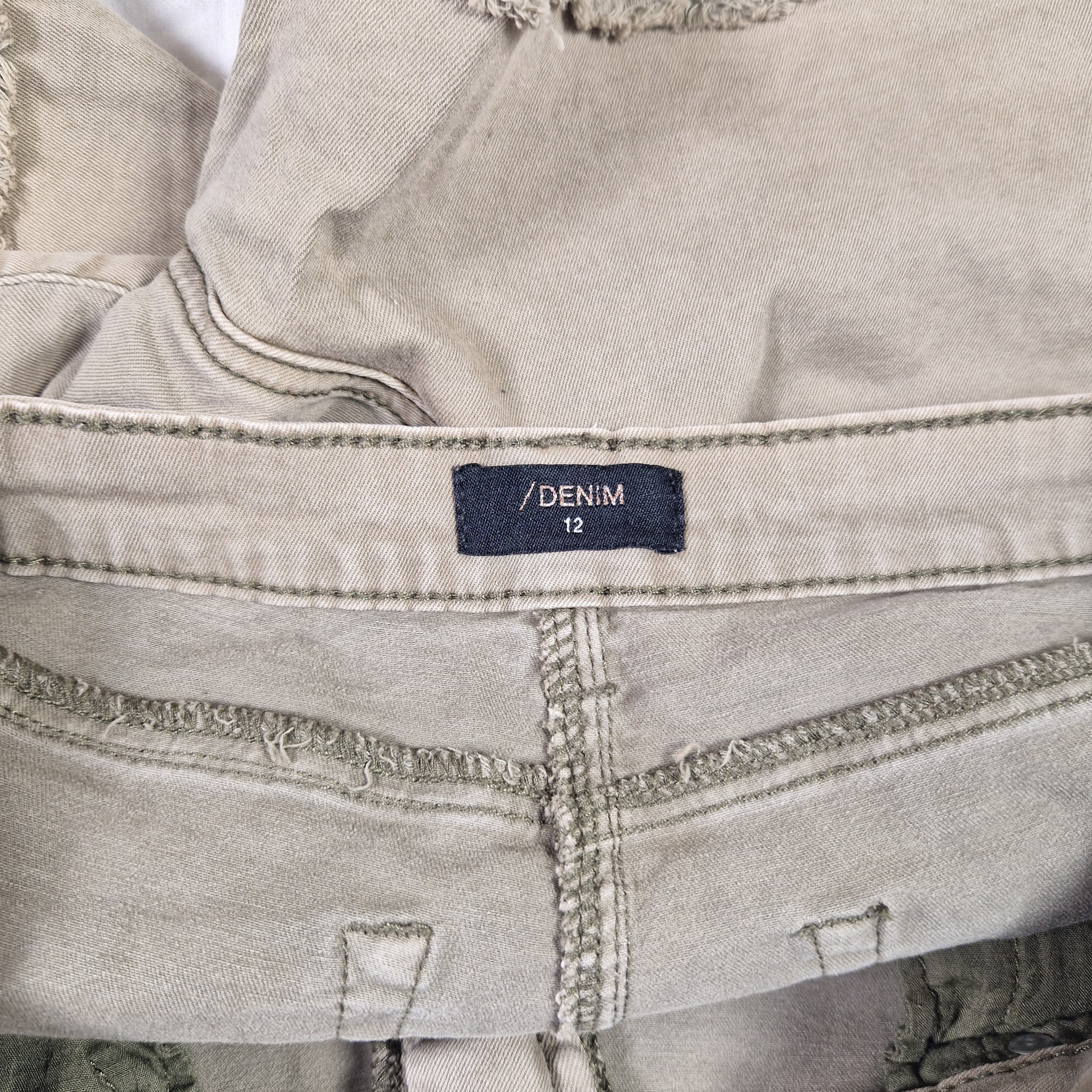 BHS Mens Beige Casual Shorts W36 100% Cotton Preloved