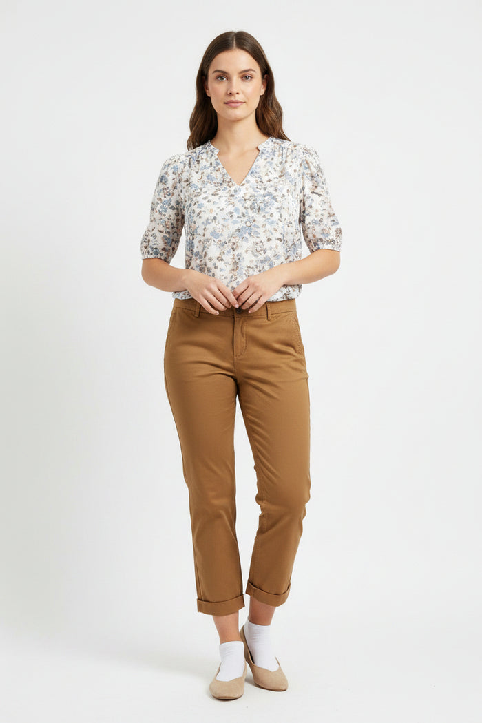 FatFace Womens Brown Trousers UK 10 W30 L30 — Preloved