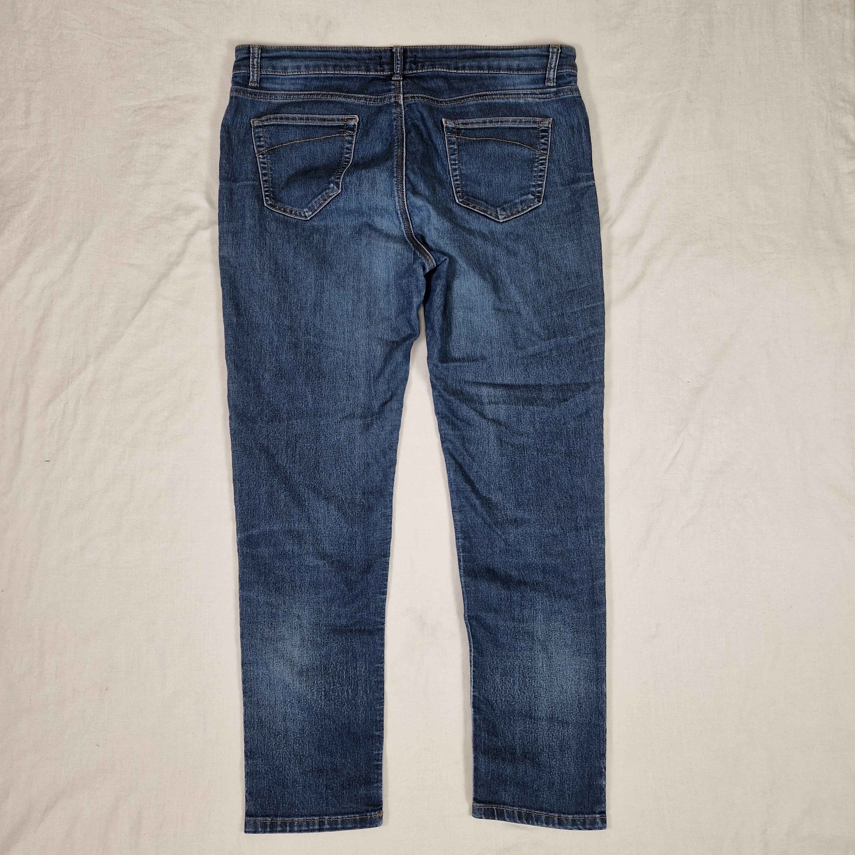 Wallis Womens Blue Straight Leg Jeans UK 14 W36 L26 Preloved