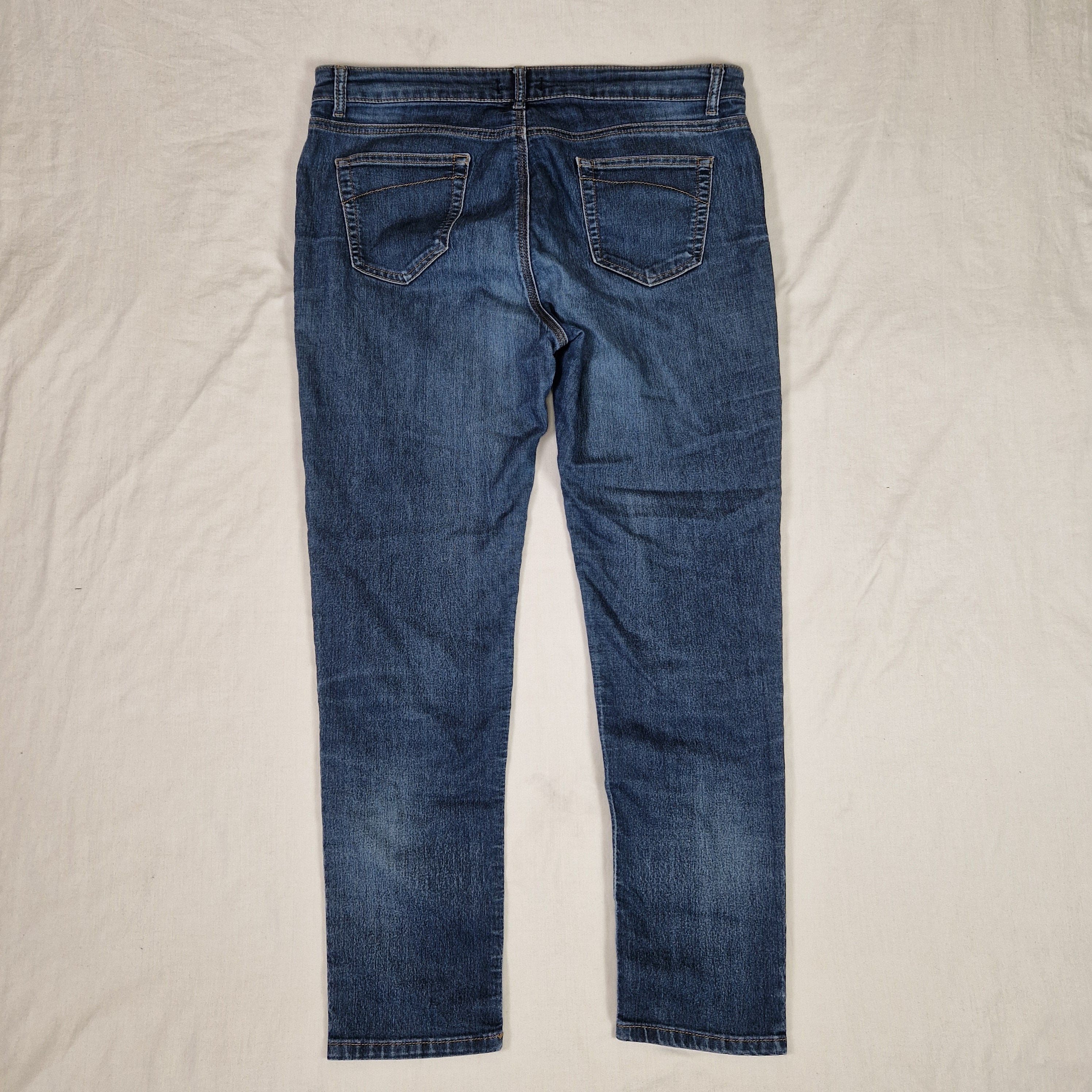 Wallis Womens Blue Straight Leg Jeans UK 14 W36 L26 Preloved