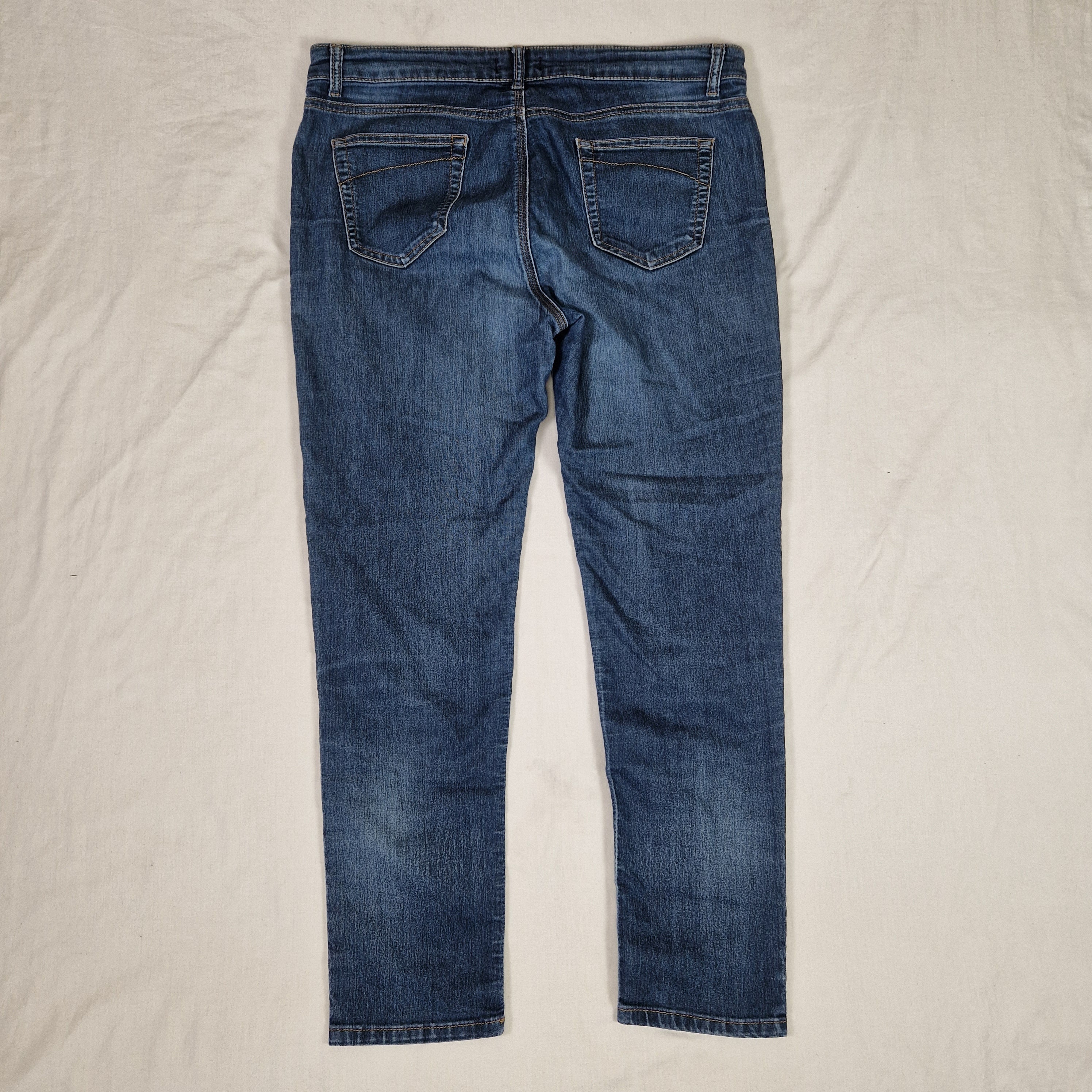 Wallis Womens Blue Straight Leg Jeans UK 14 W36 L26 Preloved