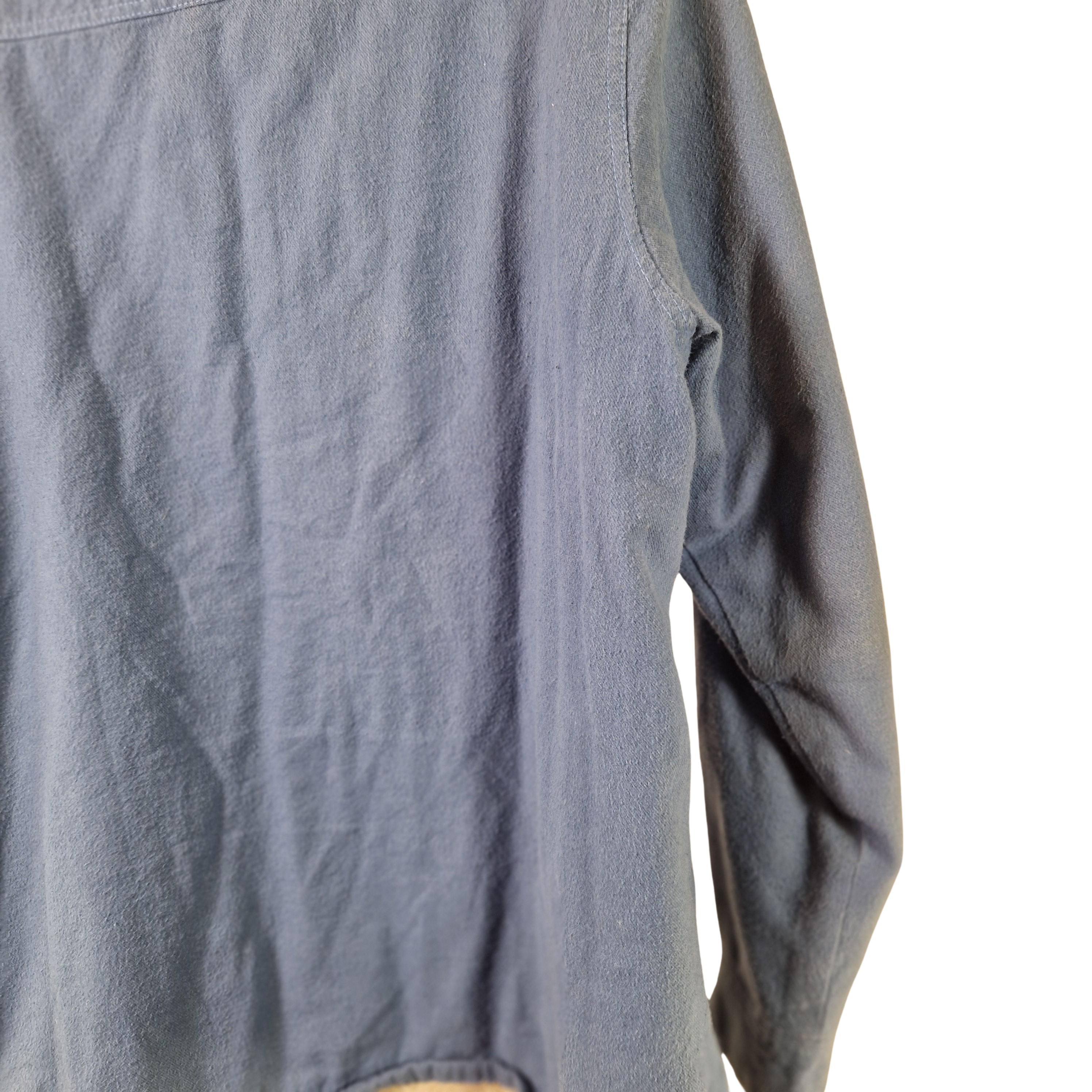 Cotton Traders Blue Shirt Mens Regular Fit Long Sleeve Button Up UK M