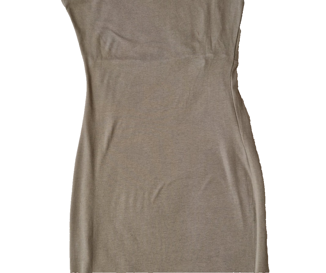 SheIn Green Sleeveless Bodycon Dress Women's UK XS Jersey Preloved
