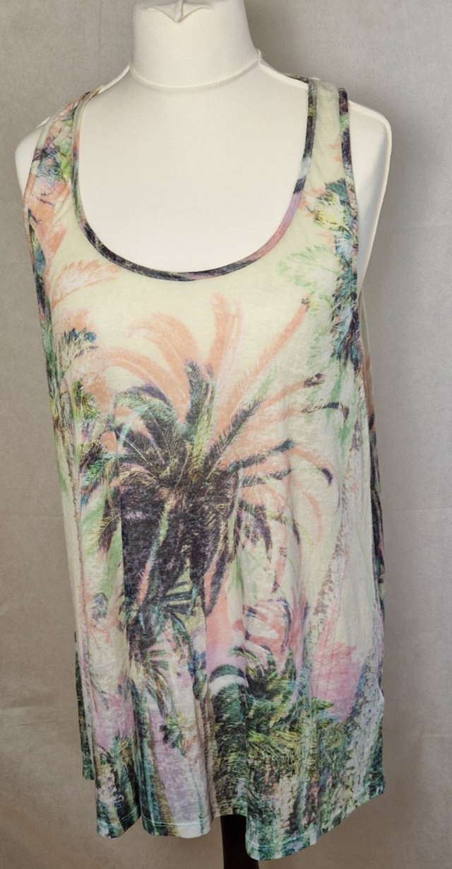 Next Womens Multicoloured Floral Beach Over Size 14 Preloved