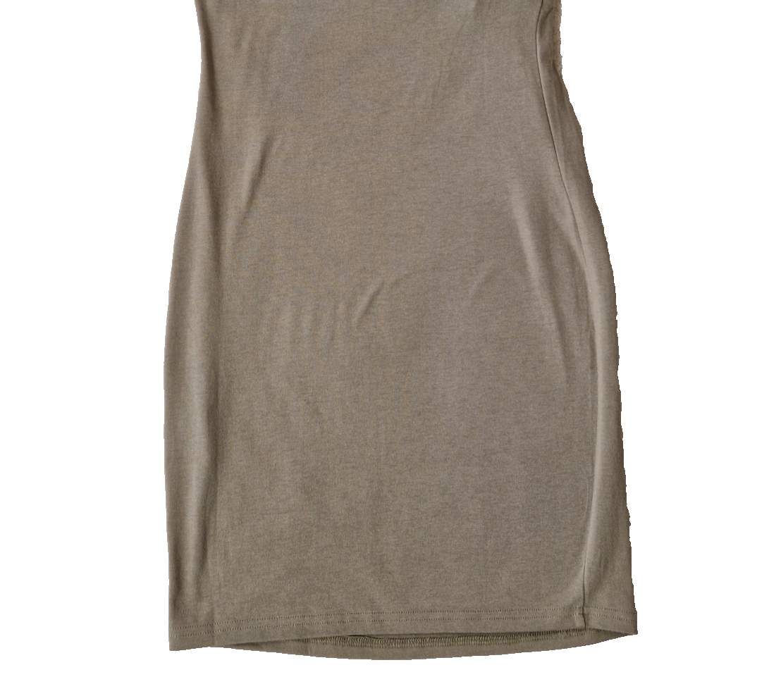 SheIn Green Sleeveless Bodycon Dress Women's UK XS Jersey Preloved