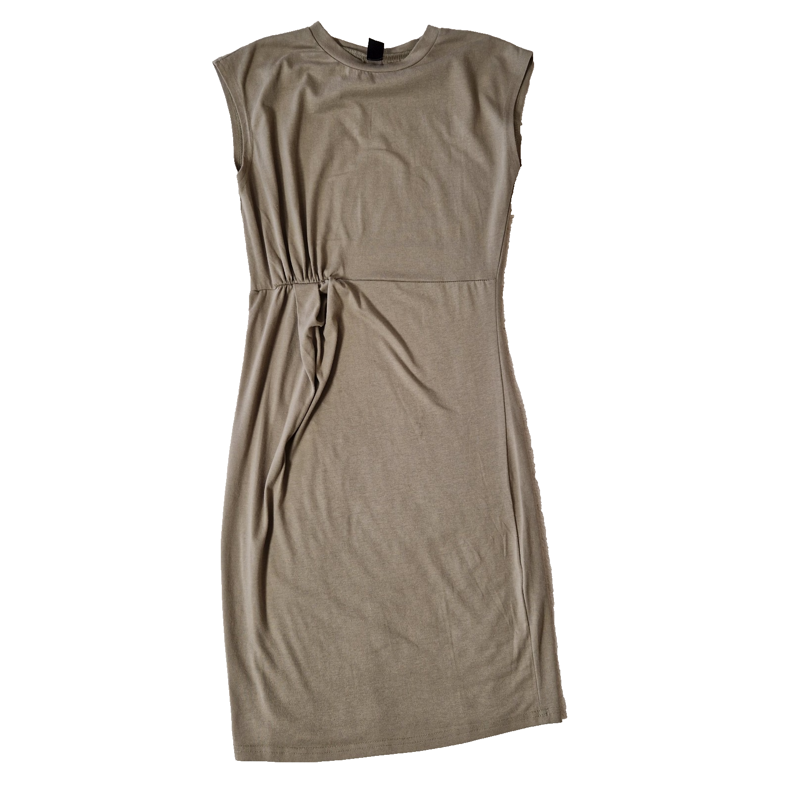 SheIn Green Sleeveless Bodycon Dress Women's UK XS Jersey Preloved