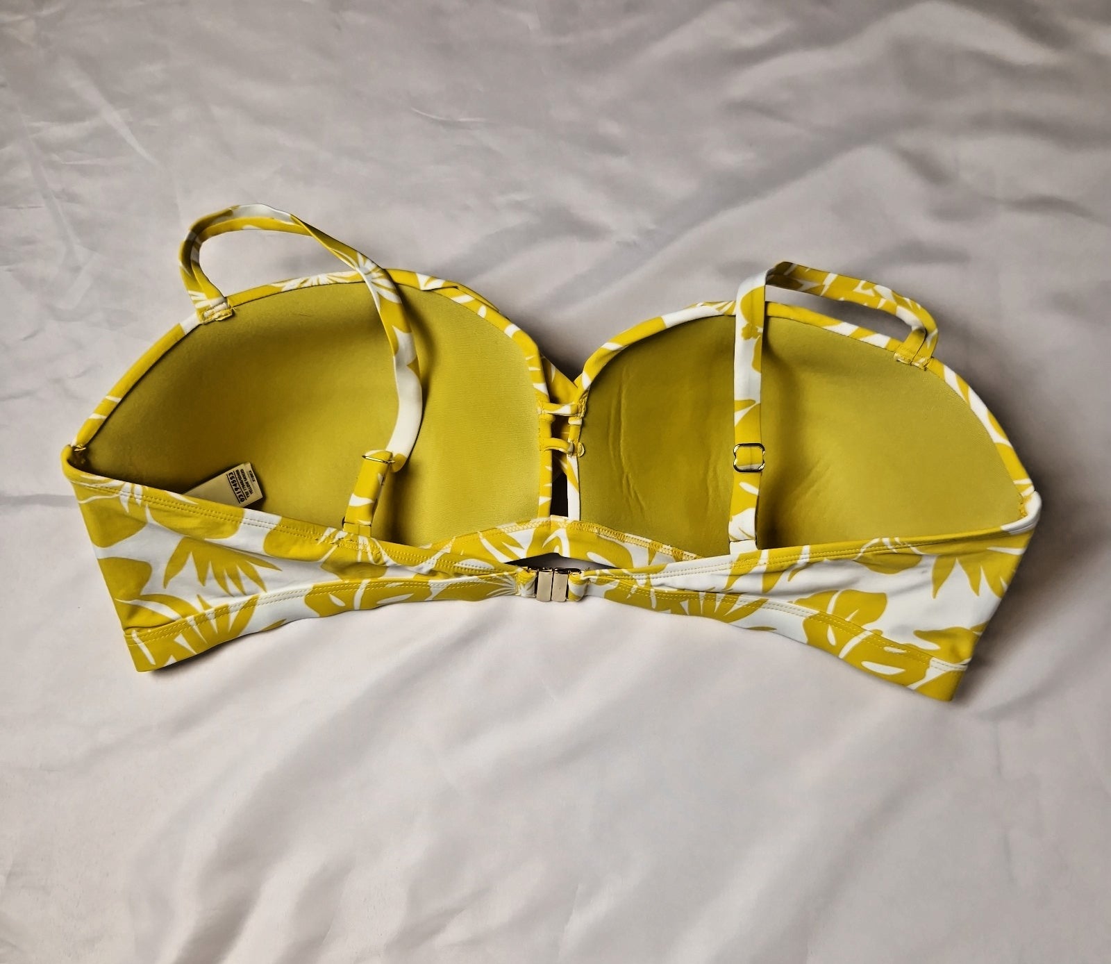 Marks &Spencer Womens Bra yellow UK 20 100% polyester T Shirt Bra