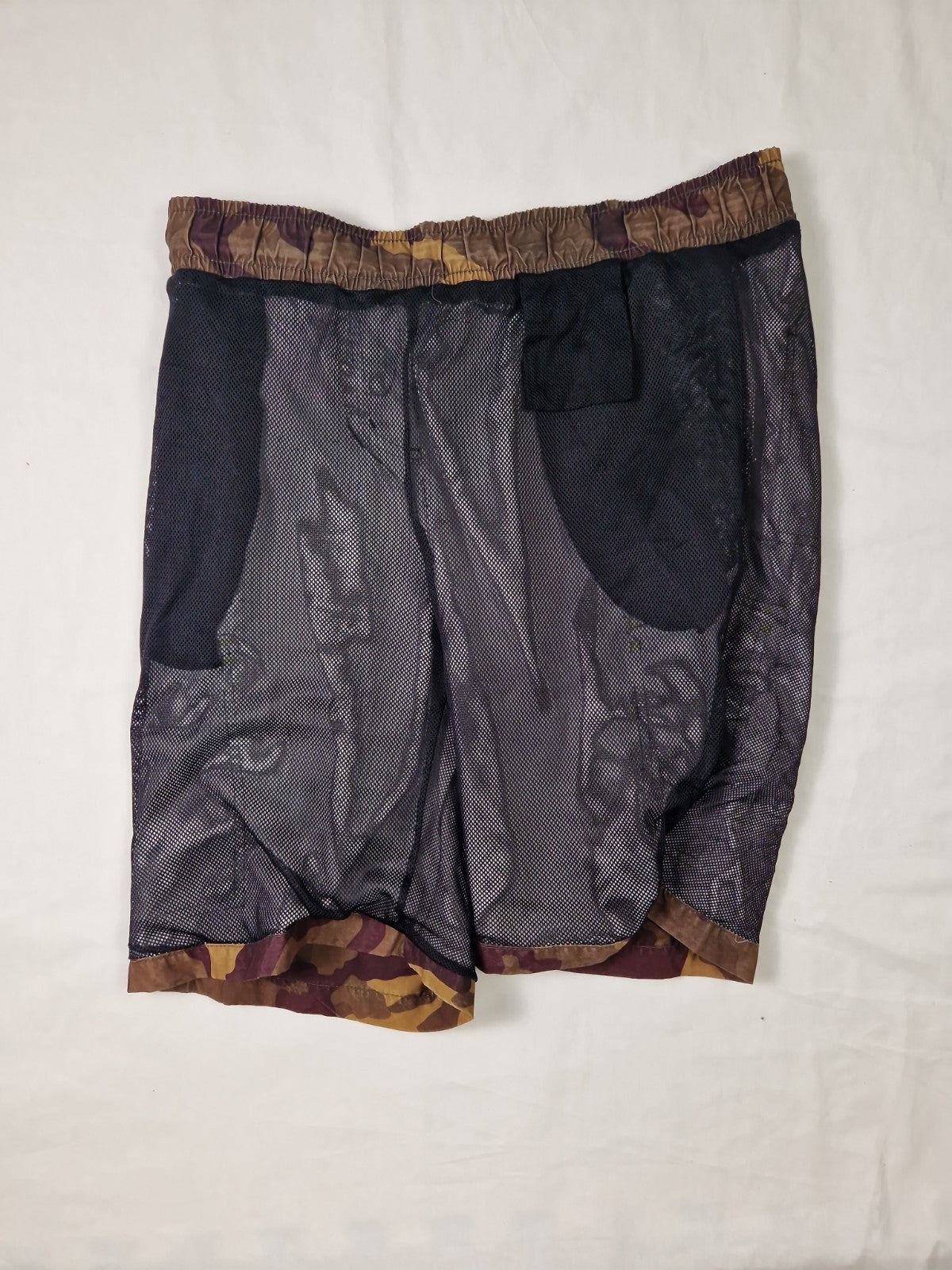 Cedarwood Mens Swim Shorts Brown Camouflage W32 UK M