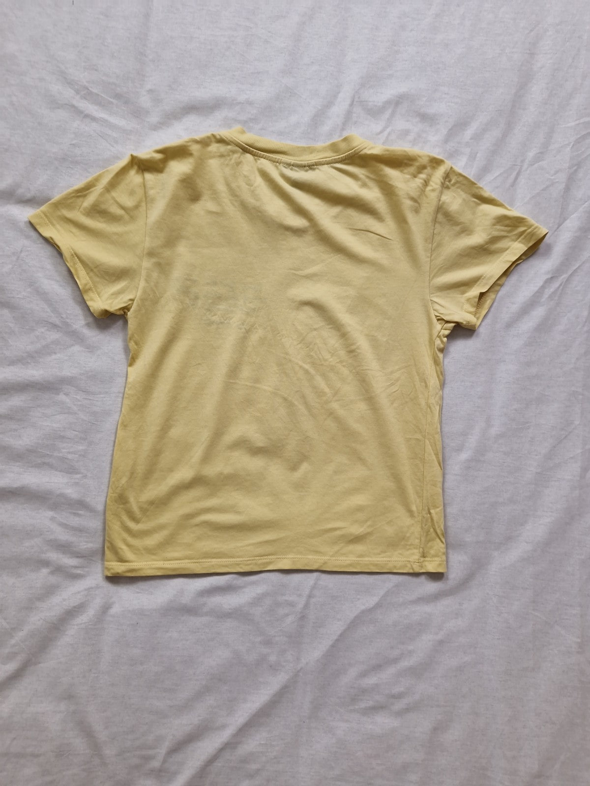 topshop Womens t shirt yellow uk 12