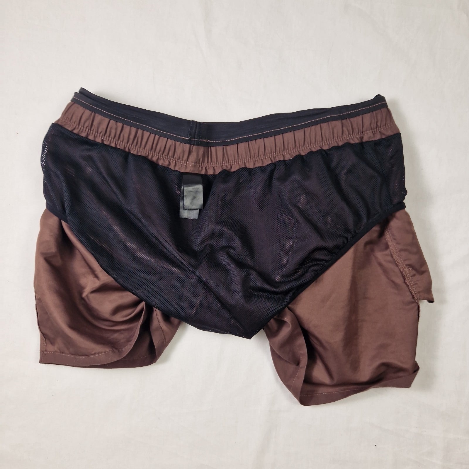 Unbranded Mens Swim Shorts Brown W36 UK L