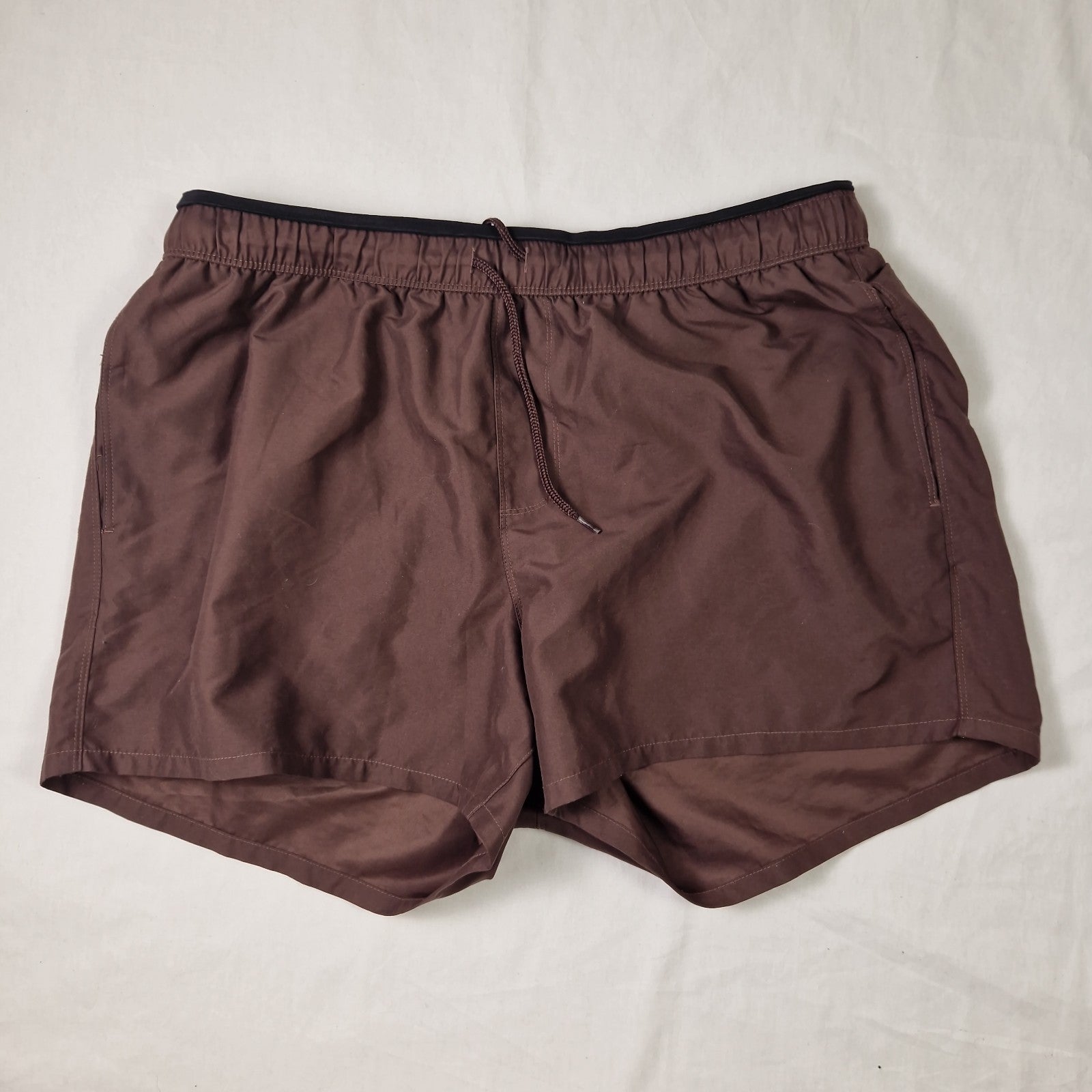 Unbranded Mens Swim Shorts Brown W36 UK L