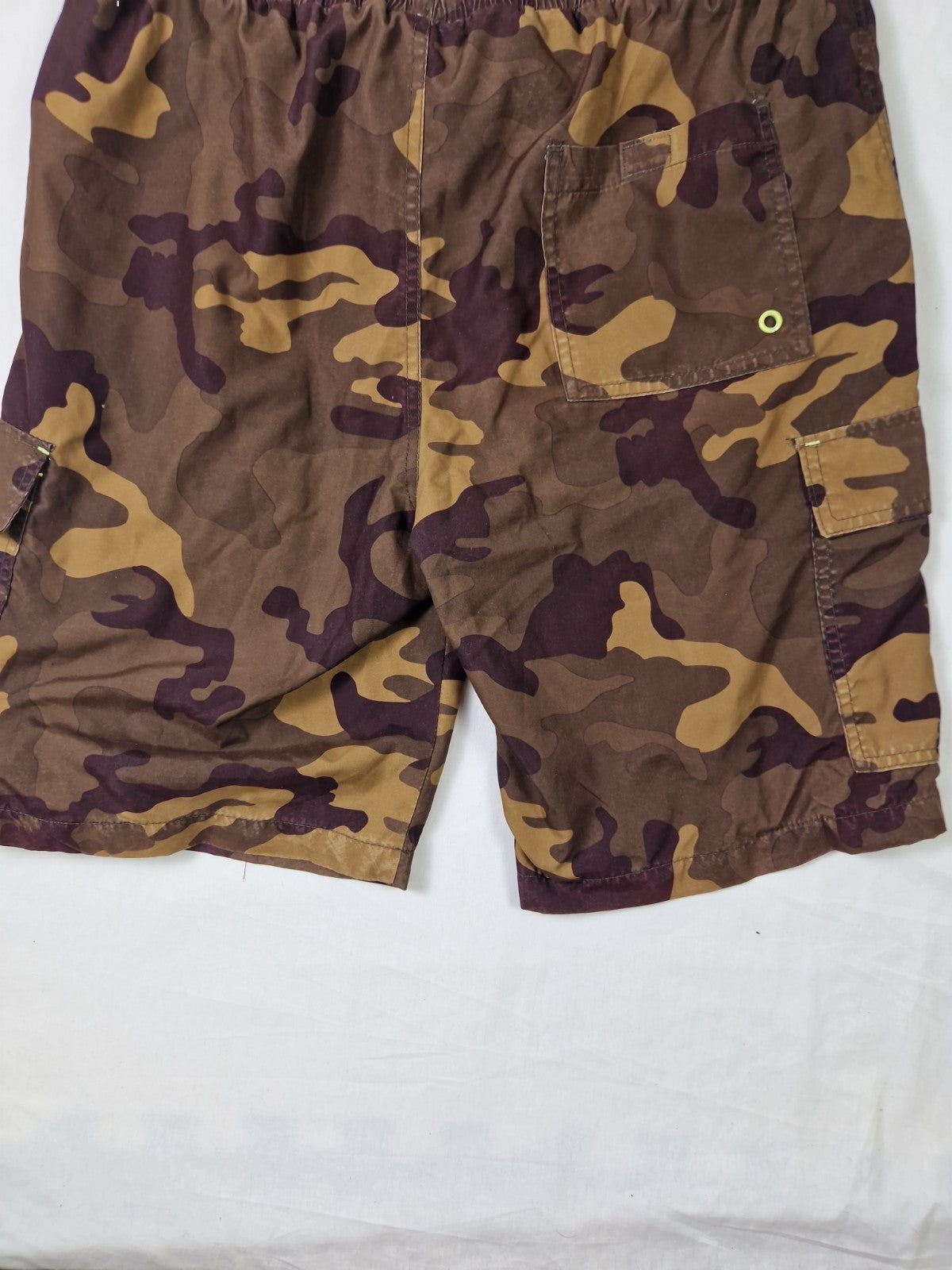 Cedarwood Mens Swim Shorts Brown Camouflage W32 UK M