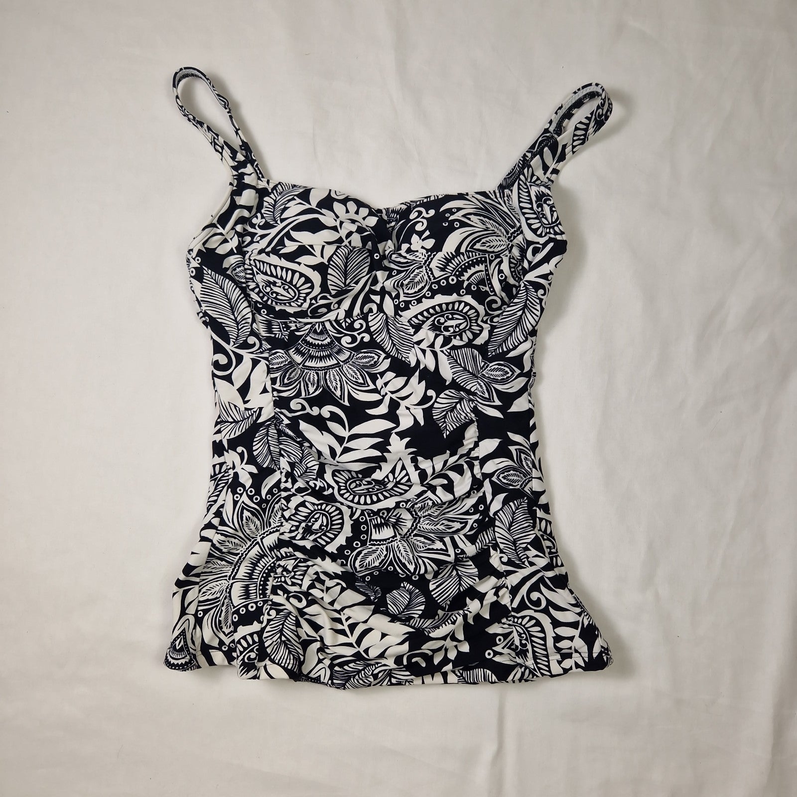 Marks and Spencer Womens Swim Wear Top Black Padded UK 12