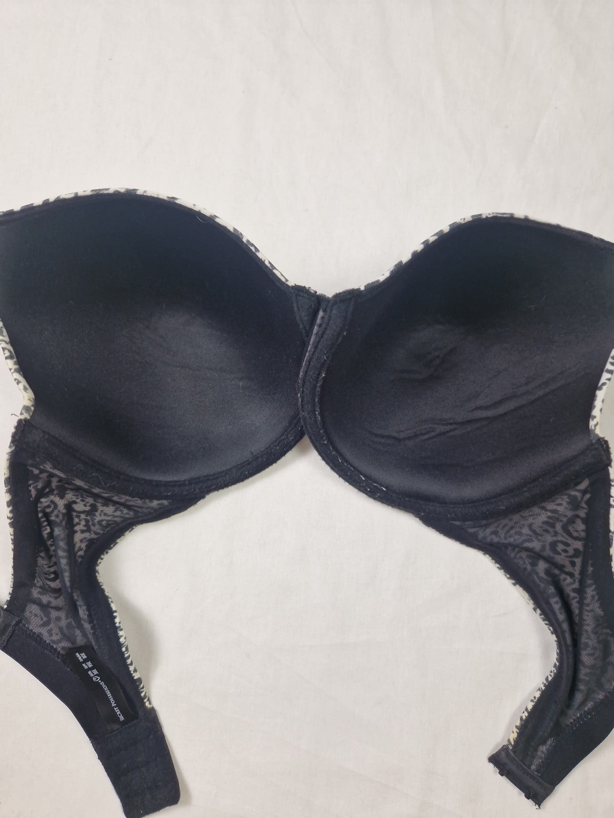 Secret Possessions Womens Bra Black Wired Padded T Shirt Style UK 36E