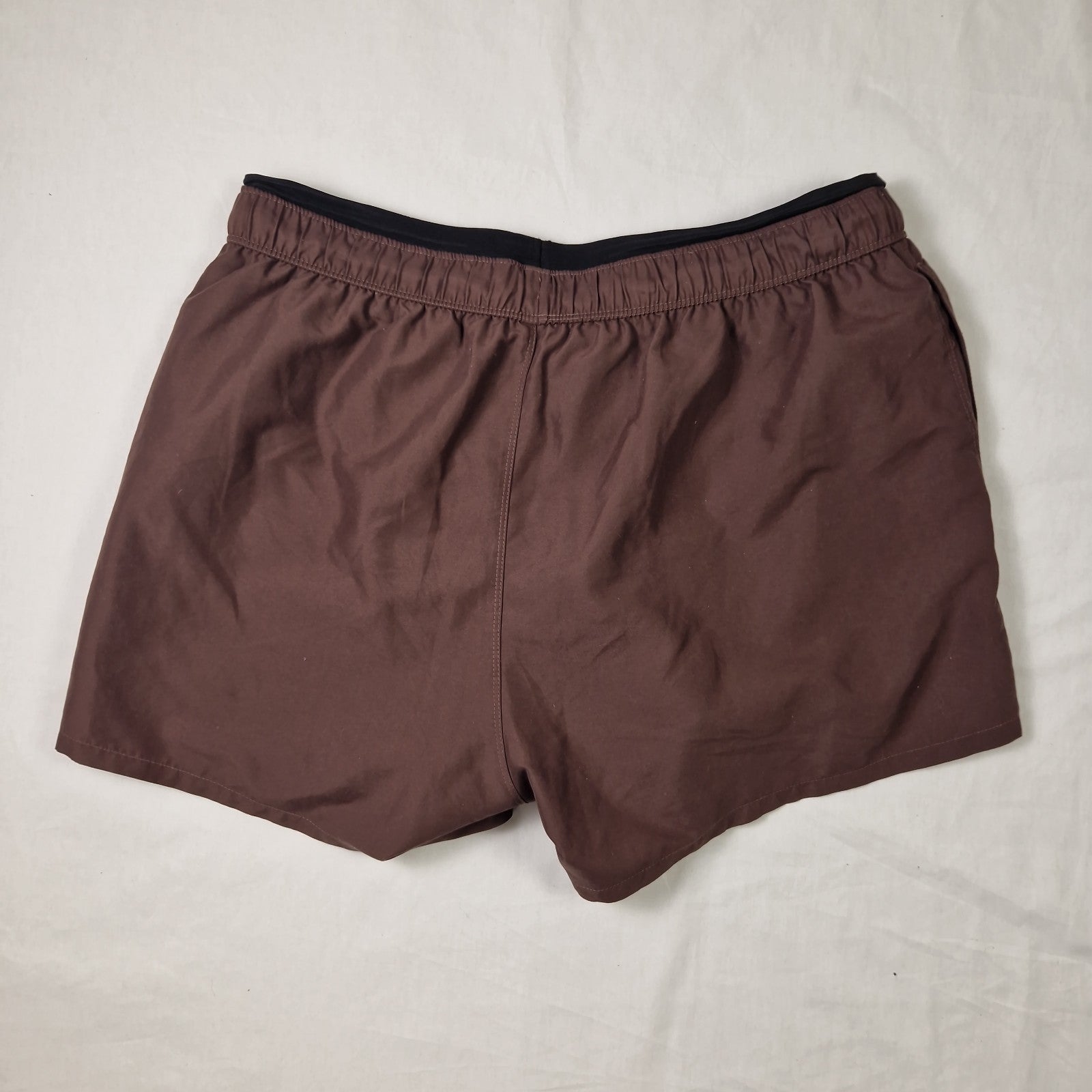 Unbranded Mens Swim Shorts Brown W36 UK L